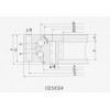 Double-Row Different Diameter Balls Slewing Ring With Internal Gear