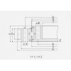 Single-Row Cross Roller Slewing Ring With External Gear