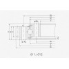 Single-Row Four Point Contact Ball Slewing Ring With External Gear