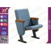 Molded Foam Low Back Auditorium Seat Chairs With MDF Writing Pad Spring Return