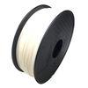 Plastic White Transparent 3d Printer Filament 1.75mm +/- 0.05mm