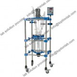 Jacketed Pilot Glass Reactor