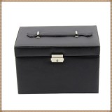 2 Tiers Jewelry Storage PU Lea