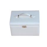 3 Tiers Jewelry Storage PU Lea