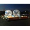 0.7mm TPU Inflatable Zorb Ball , Body Zorbing Ball Rental For Kids Fun Sports