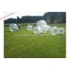 Clear TPU Human Inflatable Bumper Bubble Ball Soccer Rental With Soft Handle