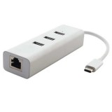 USB 3.1 Type-C To USB3.0 Hub W