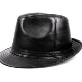 Leather Fedora