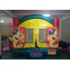 Digital Printing Mickey Mouse Inflatable Bounce House With Changeable Banner For Kids