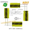 Ultra Long Life Capacitor Radial Aluminum Electrolytic Capacitor for LED Floodlight