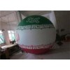 Sphere Large Inflatable Helium Balloons for Advertising 10 Feet White Green Color