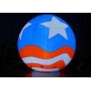 Star Printed Inflatable Helium Advertising Balloons With Light Inside Remote Control Led