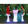 Glowing Fashionable LED Bar Stools Chair With polyethylene Material