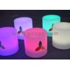 Nontoxic and peculiar smell LED round bar stool , LED Cube Chair