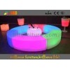 PE LED Bar Stool / Bench Curved Durable For Outdoor / Indoor