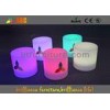 LED Round Bar Stools Glowing Furniture , Modern Bar Furniture