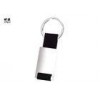 Promotional Giveaways Metal Ribbon Key Ring / Fob Pearl Color