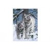 Vivid Tiger Image 3d Lenticular Image For Home 0.76mm Thickness 3d Animal Pictures