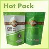 Creative Design Organic Coffee / Tea Packaging Pouch Non Toxic Three Side Seal