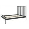 Strong Steel And Wood Bed With Frame , Modern Metal Platform Bed Frame Queen