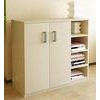 Mordern Indoor Storage Cabinets Organizer Wooden Storage Units With Doors