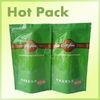 Original Food Grade Stand Up Food Packaging Pouches Green Color Printing