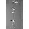 Bathroom SUS304 Stainless Steel Showering System with Rainfall Shower Head Adjustable Shower Bar