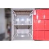 School Storage Lockers With Padlock , 4 Comparts 1 Column Red School Lockers