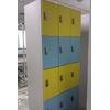 Four Tier Strong Employee Storage Lockers Gray / Yellow For Swimming Pool