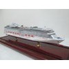 Home Decoration Golden Princess Cruise Ship Models With Woodiness Hull Material Fashion