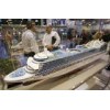 High End Ruby Princess Cruise Ship Models , Wooden Speed Boat Models With Fashion Design