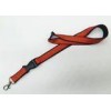 Custom Printed Eco Friendly Dye Sublimation Lanyards With Orange Background