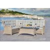 Soft Sectional Outdoor Sofa Patio Couch Set With Cushion Corrosion Resistant