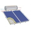 Enamel tank compact pressurized solar water heater with FPC