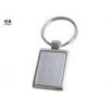 Heavy Duty Rectangular Metal Key Ring Blanks 44 * 26 * 6mm Size