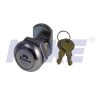 Zinc Alloy Cam Lock with Dust Shutter, Shiny Chrome