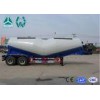 27Cbm 2 Axles V Shape Bulk Cement Tank Semi Trailer With Air Compressor