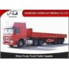 50 ton bulk cargo container transport tri axles semi trailer with fence