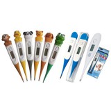 Cartoon Thermometer Digital Th