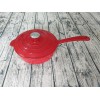 enanel cast iron pot pan/fry pan with handle