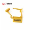 Bar coded plastic padlock seal with low price