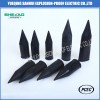 Black PVC Shrouds, Cable Gland Shrouds, DIP Moulded PVC Shroud