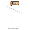 Industrial use 0.1/0.2 deg C accuracy Digital Thermometer with long stem